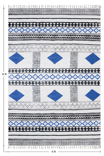 Tapis de Noël en coton pour zone de trafic élevé et chambre à coucher