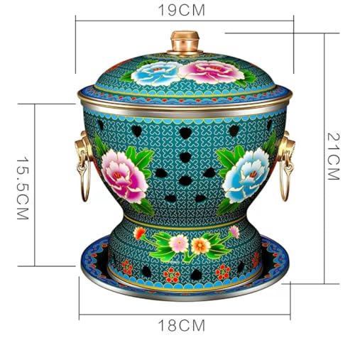 Olla china para hot pot de cobre pequeño con estufa de alcohol miniatura 6