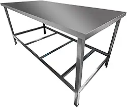 Mesa Inox Industrial Para Cozinha De Restaurante 1 Metro Sebem