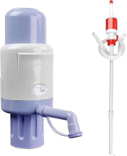 TERA PUMP Bomba de tambor TRDRUM40 y bomba manual de fuente de agua a presión manual sin BPA