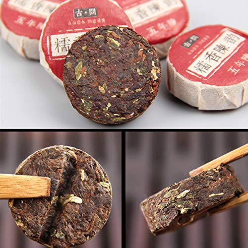 Té chino Pu'er 50 g (0.11LB) Té verde Arroz glutinoso Sabor Tuocha Té viejo Pu-erh Árboles viejos Pu er Té Cuidado de la… - Imagen 6