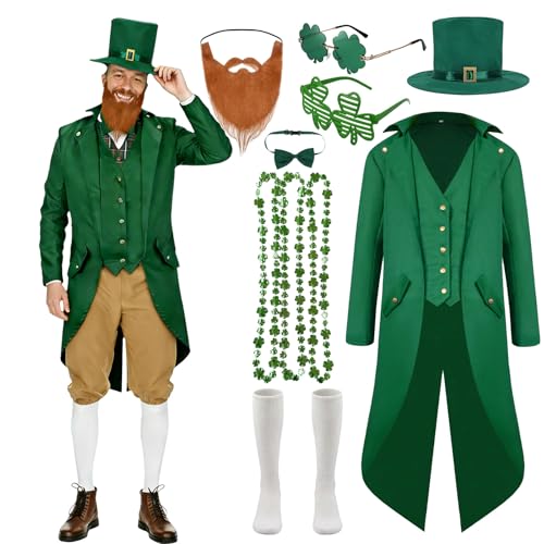 TPXIHAD Adult Mens St Patrick's Day Leprechaun Costume...