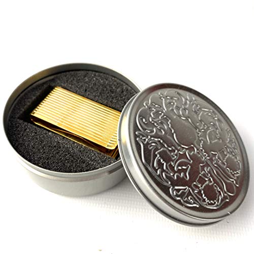 Simple Mans Standard Stainless Steel One Fold Money Clip with Tin Gift Box4