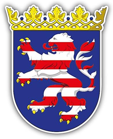 Hesse State Escudo de armas de Alemania calcomanía para parachoques de coche
