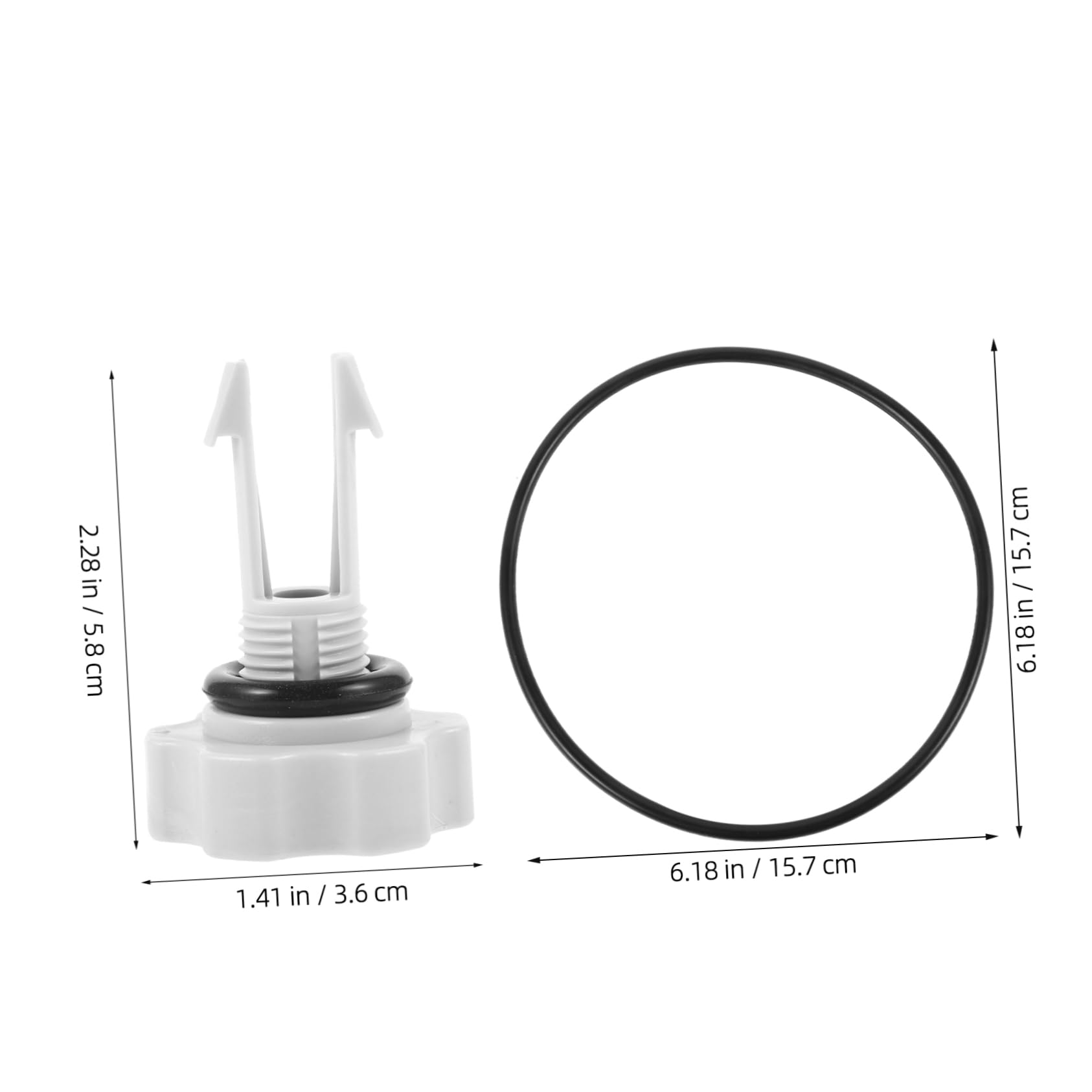 Gatuida 2 Juegos De Kit De Reparación De Bomba De Filtro Filtros Elemento De Filtro De Piscina Anillos De Repuesto para Selladores De Filtro De Piscina Junta De Repuesto para