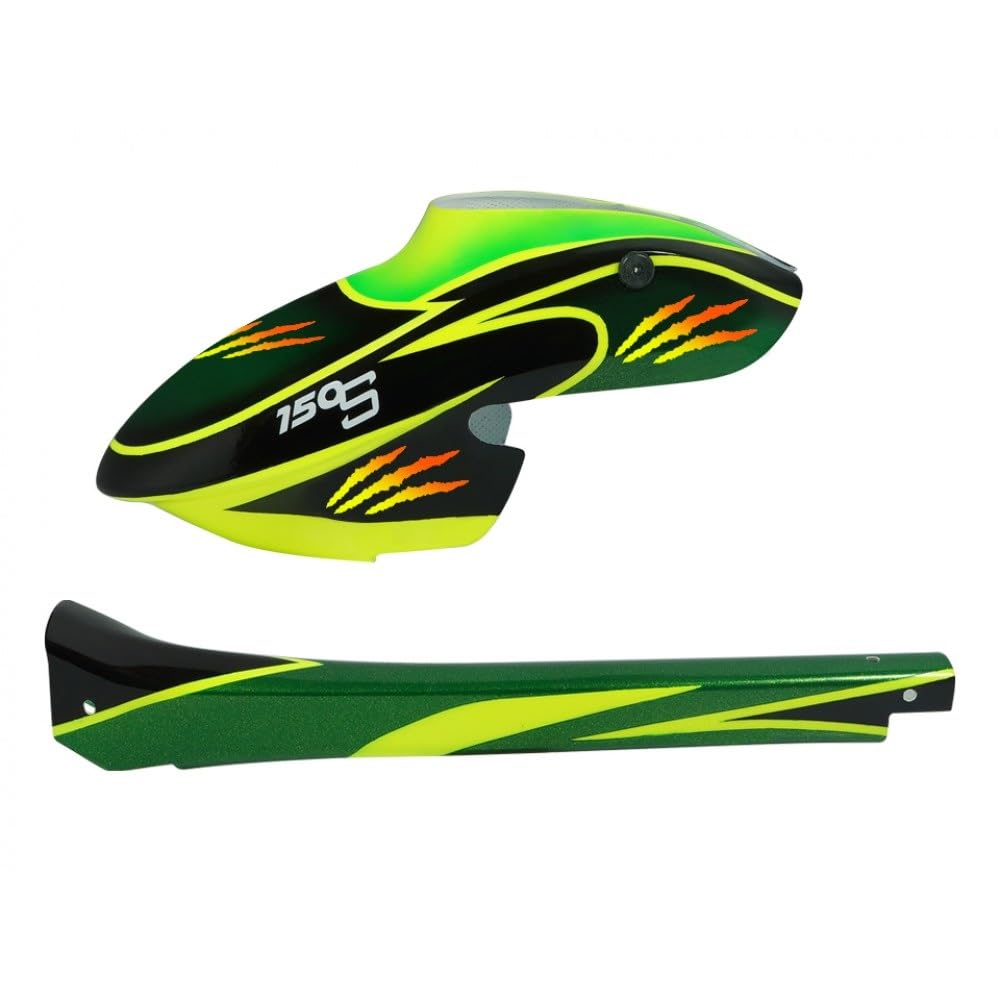 MICROHELI Airbrush Fiberglass Green Scratch Fuselage - Blade 150 S/Smart