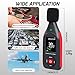 Decibel Meter Sound Level Meter Professional Sound Level Reader Detector 30dB to 130dB MAX Data Hold, Noise Monitor Digital SPL dB Meter With Alarm, Data Record & Rechargeable Function