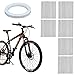 Swetup 72 Pièces Réflecteur de Rayon de Vélo, Rayons de Réflecteur de Vélo avec Autocollant Réflecteur Vélo de 1cm, Visibilité 360°, Réflecteurs De Vélo pour Jantes De Vélo 26/27,5/28/29 Pouces, Gris