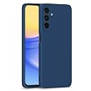 Pikkme Samsung Galaxy A15 5G Back Cover Camera Protection Shockproof Soft Matte Silicone Back Case for Samsung Galaxy A15 5G (Blue) gallery image