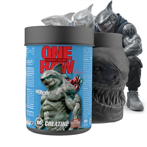 Zoomad Labs ONE RAW Créatine Monohydrate en Poudre Cherry Bomb | 300 g · 100 Doses | Micronisée...