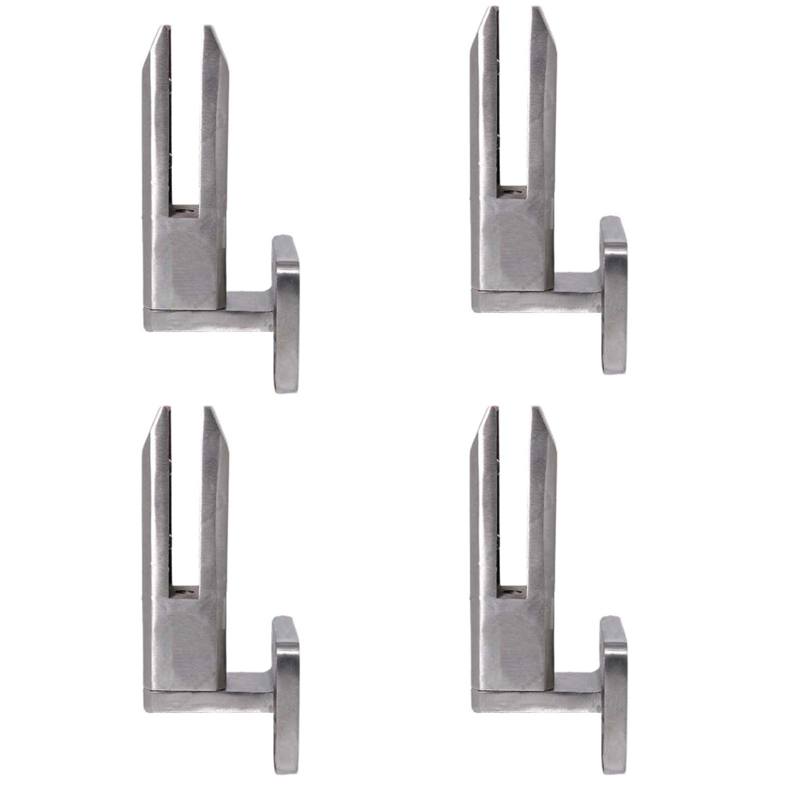 Abrazadera de vidrio lateral en acero inoxidable para valla de piscina de 14 piezas