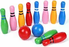 木製 ボウリングピン 標準形状　5本セット 木製 ボウリングピン 標準形状5本セット