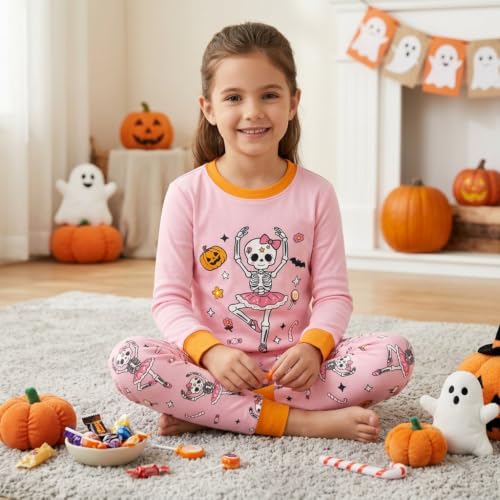 Image of DAUGHTER QUEEN Boys & Girls 100% Cotton Halloween & Christmas PJS 18M-12Y