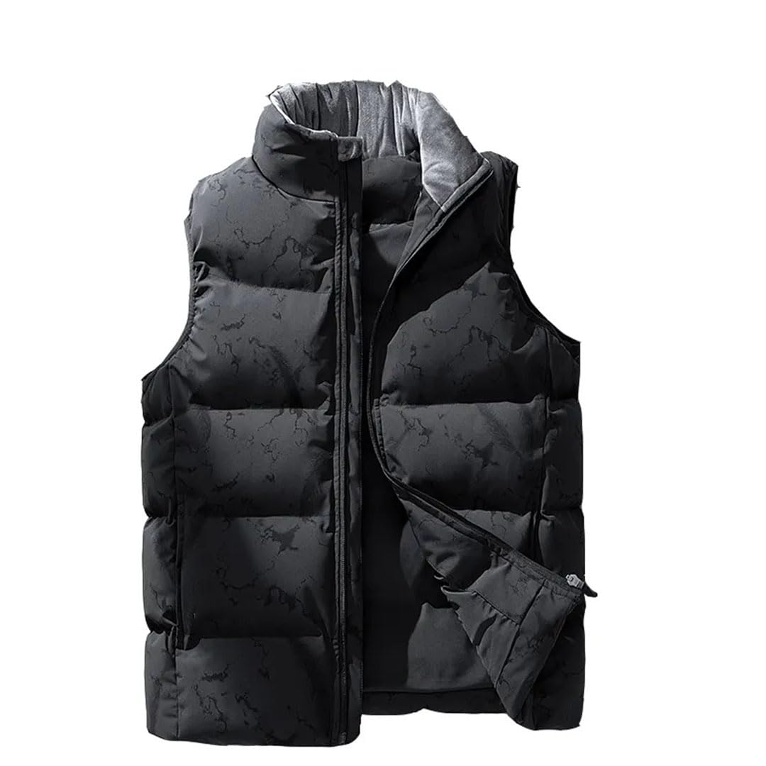 Vogrtcc Chaleco De Plumón De Pato Para Hombre, Chaleco Sin Mangas, Chaleco Grueso, Abrigos