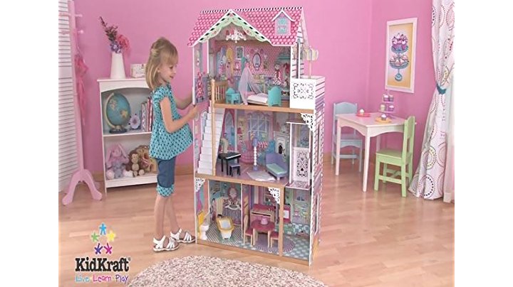 Amazon.co.jp: キッドクラフト (KidKraft) アナベル ドールハウス 木製