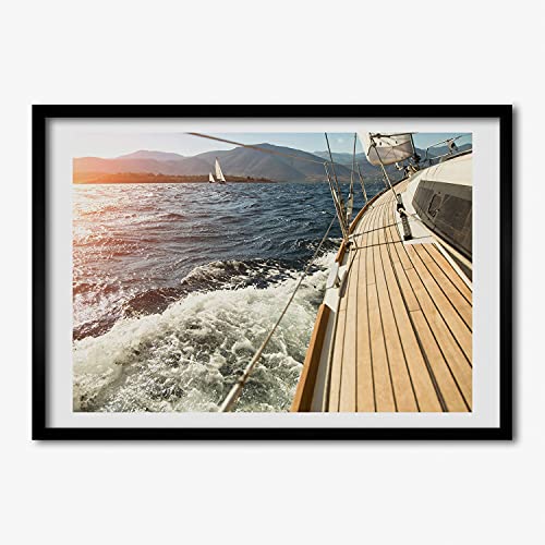 Voilier dans la mer tableau photo Tulup pour créer une ambiance marine dans votre salon