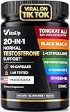 VitaUp Normal Testosterone Supplement for Men - USA Made Normal Testosterone Support...