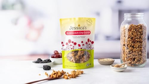Miniatura 5 de Jessica's Butterscotch Chip Granola - Hecho a mano, sin gluten, grano entero, 11 onzas