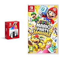 Nintendo Switch (versión OLED) Blanca & Super Mario Party