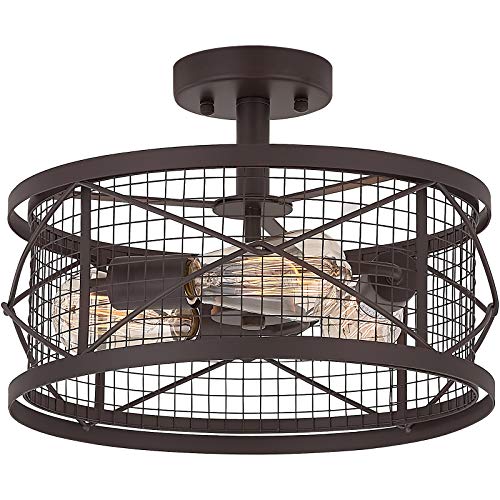 Amazing ๐ฅ PUSU Semi Flush Mount Ceiling Light,Industrial Metal Cage Ceiling Light Fixture,14.2 inches Close to Ceiling Light for Living Dining Room Bedroom Kitchen Hallway Amazing ๐ฅ PUSU Semi Flush Mount Ceiling Light,Industrial Metal Cage Ceiling Light Fixture,14.2 inches Close to Ceiling Light for Living Dining Room Bedroom Kitchen Hallway