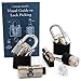 Price comparison product image Practice Lock Set, 6 Transparent Locks for Lock Picking Practice, Visual Guide Included