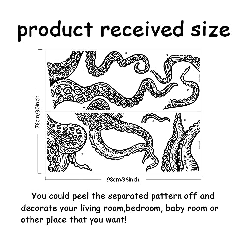 SUPERDANT Tentacolo Adesivi Murali Mostro Marino