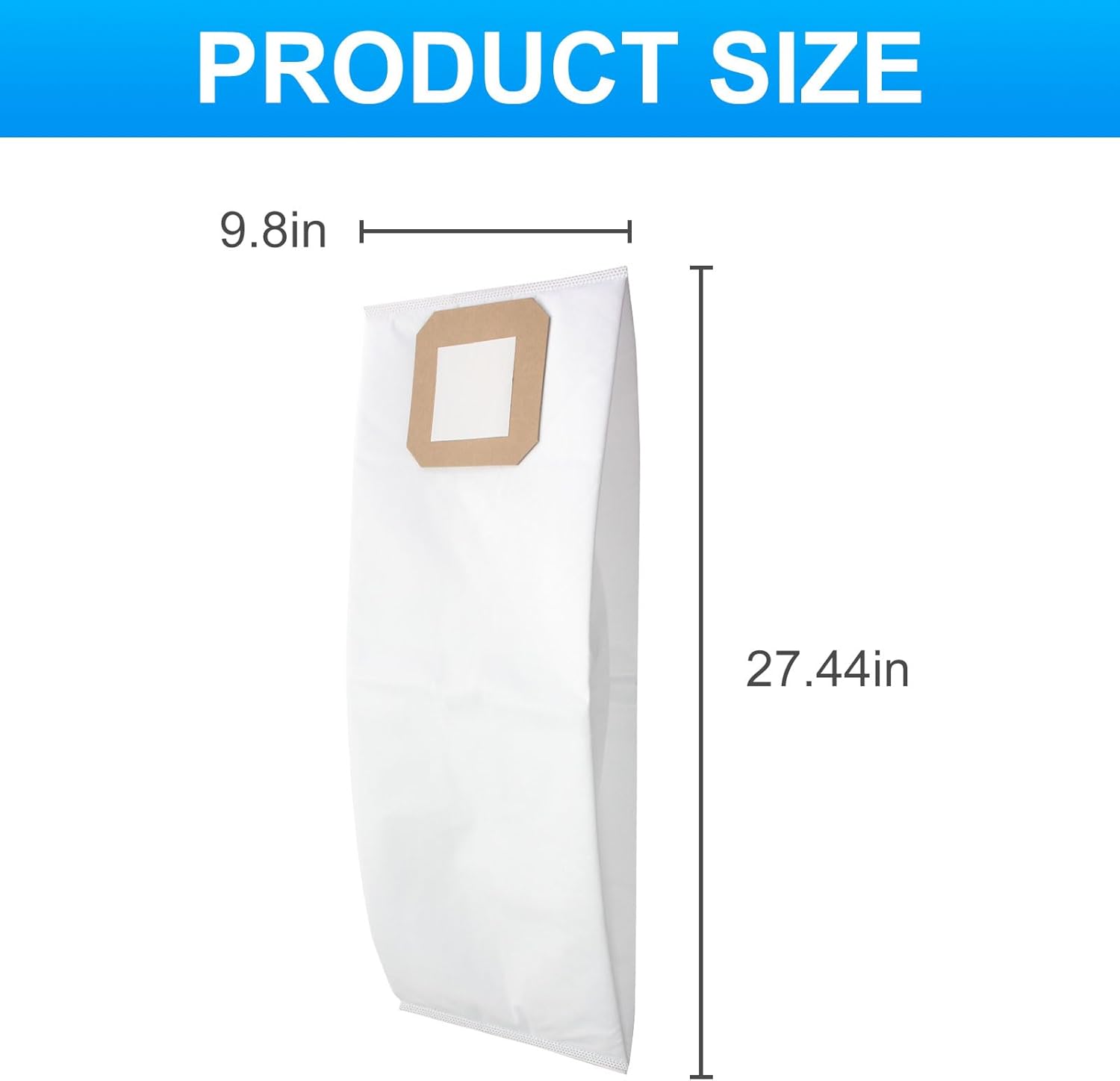 5 PACK Central Vacuum Filter Bags Fit for Vacuflo Maxum 5 7 9 DB5000 DB7000 DB8000 and DB9000 Central Vacuum 9520 Disposable Cloth Bags Replacement for Vacuflo Maxum Vacuum Systems