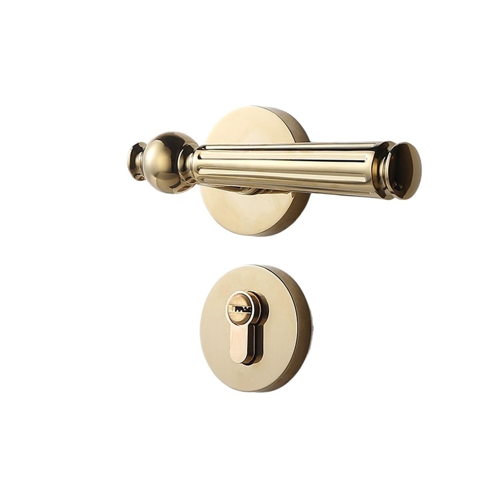 FBXRXZFPJ Door Lock Indoor Silent Home Split(PVD Bright Gold)