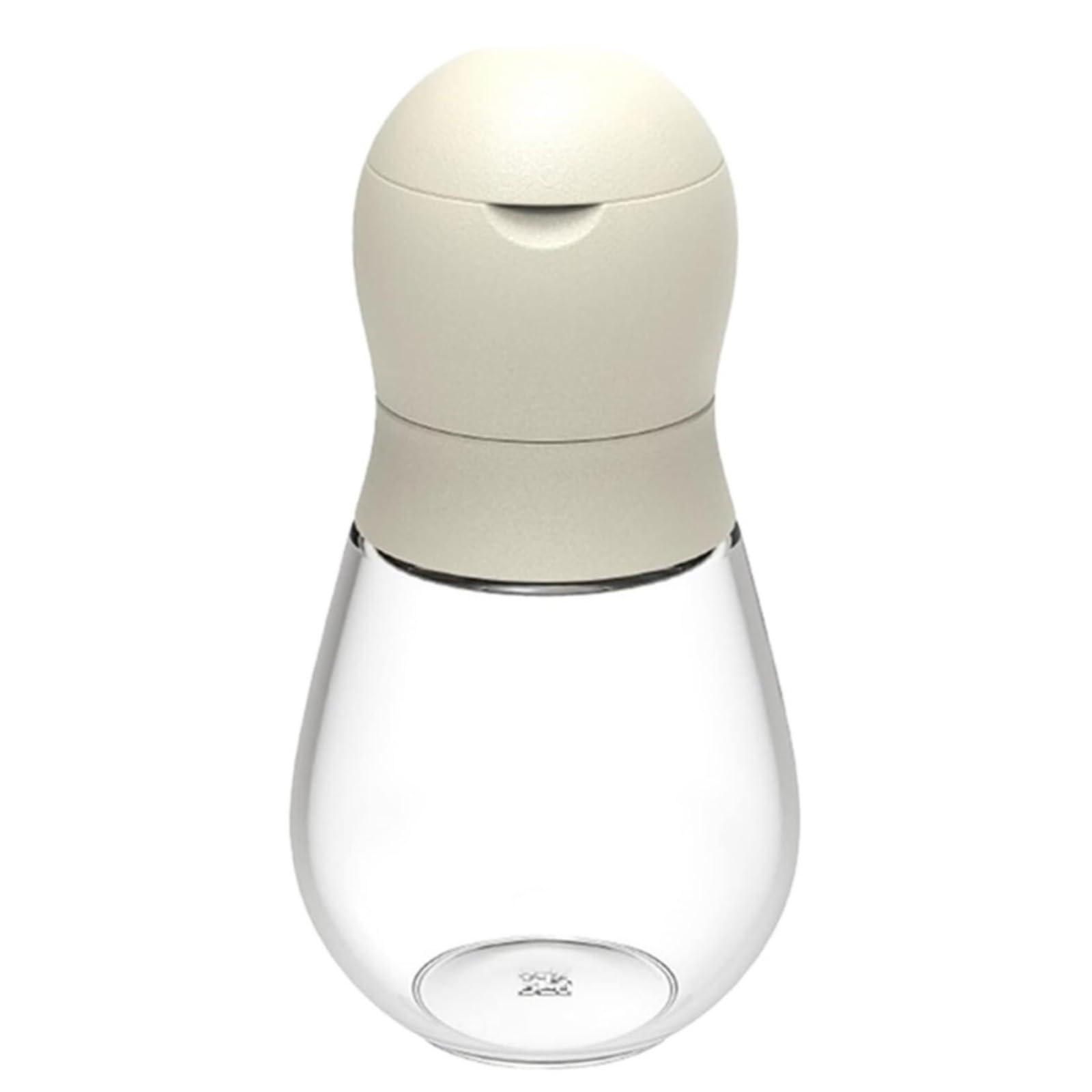 Młynek Do Pieprzu I Soli Ręczny Obrotowy Młynek Do Soli I Pieprzu Przezroczysty Szklany Młynek Do Pieprzu O Regulowanej Grubości Młynków Do Przypraw(White,2pcs)