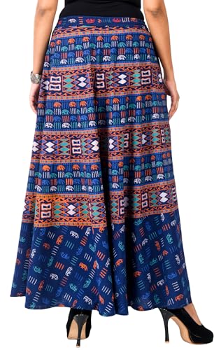 Image of Premium Cotton Skirt for Women with Pocket, Free Size