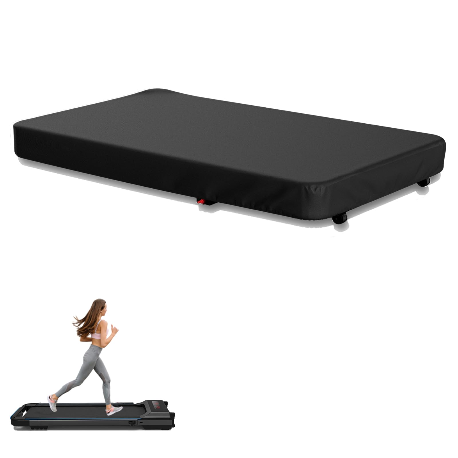 VeyoStories Walking Pad Cover for Home, Waterproof and Dustproof Under Desk Treadmill Cover - Fit for 48-56 in Portable Folding Treadmill and Office