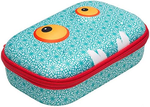ZIPIT Beast Pencil Box for Kids | Pencil Case for School | Organizer Pencil Bag | Large Capacity Pencil Pouch (Blue)