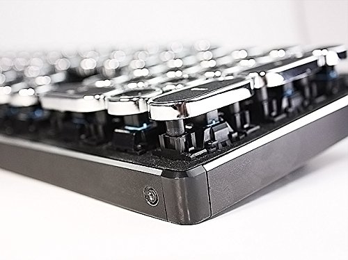 Amazon.co.jp: HKW タイプライター風メカニカルキーボード 青軸