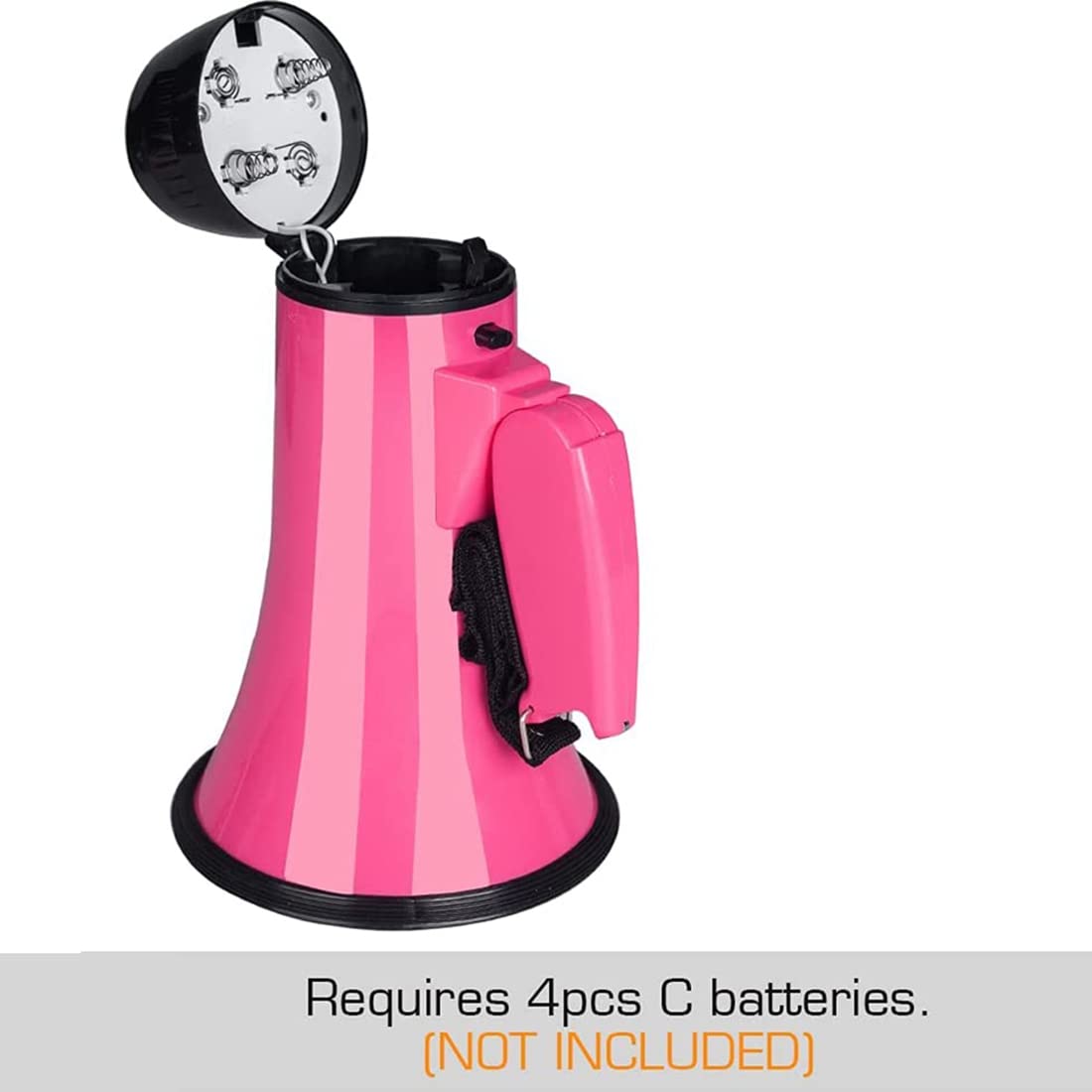 Altavoz PA Megáfono 25W con Grabadora de Voz Abrebotellas Rosa