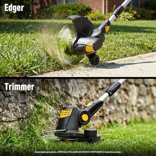 Brushless Weed Eater Compatible with DeWalt 20V Battery (No Battery) by RKBUDOL - Used condition - Image 3
