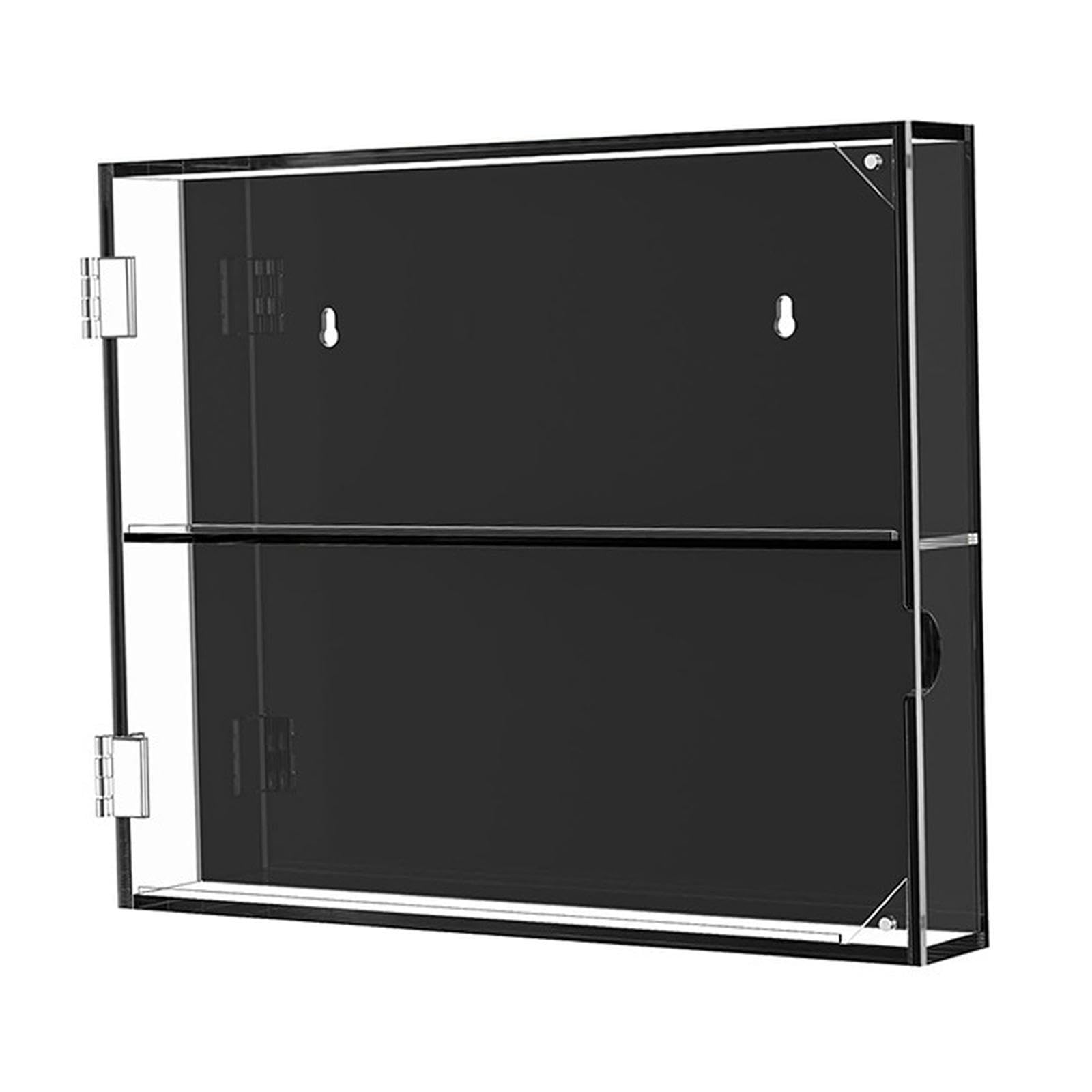 ALCXAZS Compact Sports Card Display Case Featuring Clear Acrylic View Allows Easy Access To Valuable Trading Cards In Style Trading Cards Storage Collectible , 2 tier