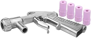 Sand Blaster Gun, Sandblasting Sandblaster Gun Kit for Sandblast Blast Cabinet Air Siphon Feed Blast Gun Nozzle Ceramic Tips Abrasive Sand Blasting with 4 Ceramic Nozzle
