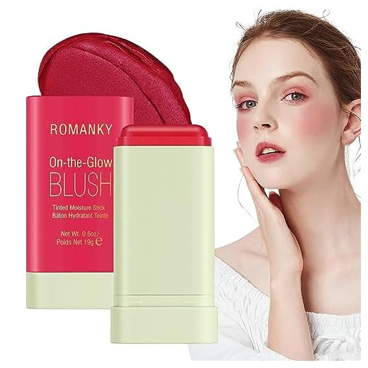 Blush Facial | maquiagem para o rosto | Eye Toner Stick Pó Fino Blush Stick Design Brilho Delicado Para Pele Seca, Oleosa, Amarelada Preto E Branco Hochei