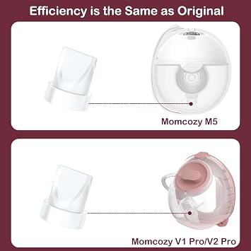 6Pcs Duckbill Valves Compatible with Momcozy M6/M5/V1 Pro/V2 Pro Breast Pump, Wearable Breast Pump Replacement Accessories for Momcozy Pumps, Mom Cozy Pump Replacement Accessories