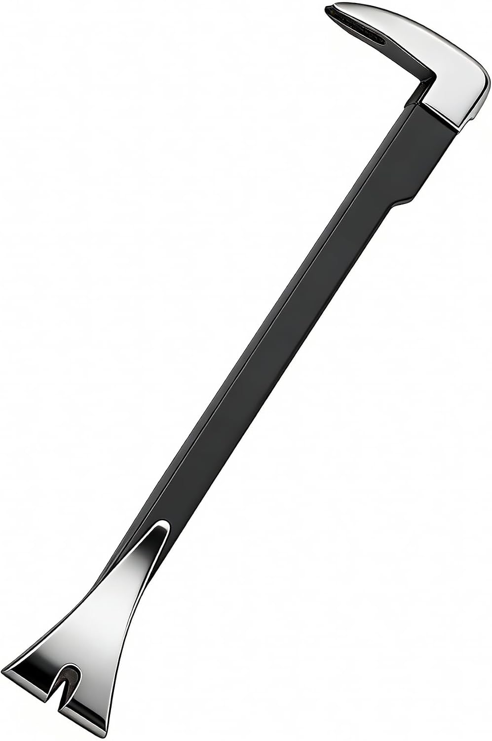 Pry Bar 11 inch,High Hardness,Rolling Head,Polished.