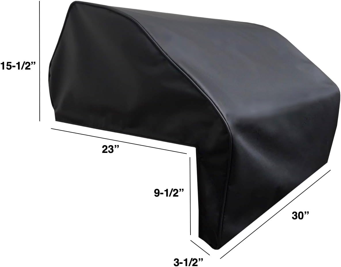 Windproof Covers 30” Heavy Duty Premium Quality Vinyl Grill Cover to fit Luxor Built-in Grill