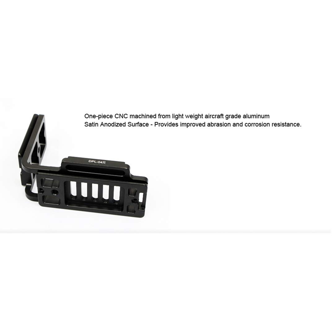 SUNWAYFOTO Universal L-staffa Quick Shoe 1/4" vite tipo L piastra a sgancio rapido