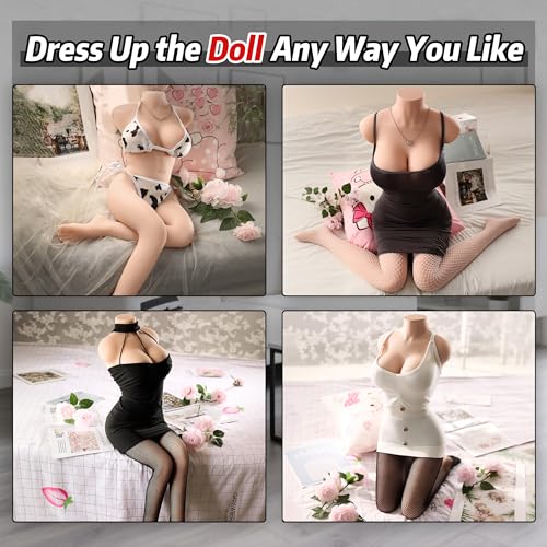 Image of Full Size Sex Dolls with Flexible Legs,Male Masturbator Adult Sex Toys for Men,11LB Life Size Sex Doll,Sex Leg Torso Love DollRealistic Body Features with Breasts, Vagina, Butt and Anal