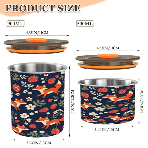Envase de Café ATTX Acero Inoxidable 500ml con Tapa Hermética miniatura 2
