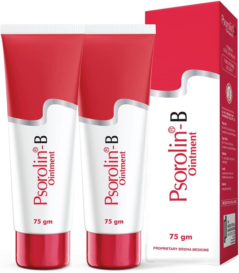 Dr.JRK's Research & Pharmaceuticals Pvt Ltd. Psorolin Ointment (75g) -Pack of 2