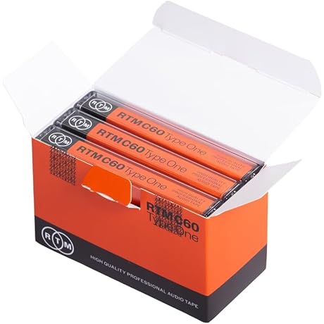 RTM C60 Blank Cassette Tapes for Music Recording