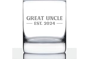 First-Time Great Uncle Whiskey Glass: Honor the Legacy