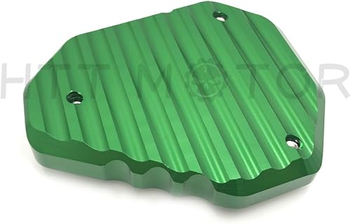 Miniatura 6 de HTTMT KAW-253VER6500618 - Almohadilla de extensión de soporte lateral compatible con Kawasak Versys 650 2015 2016 2017 2018 verde