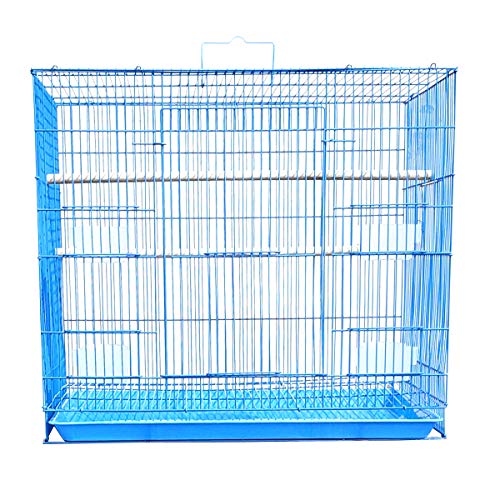 JAINSONS PET PRODUCTS Jainsons 2.5 Feet Bird Cage for Small Birds Blue - Image 5