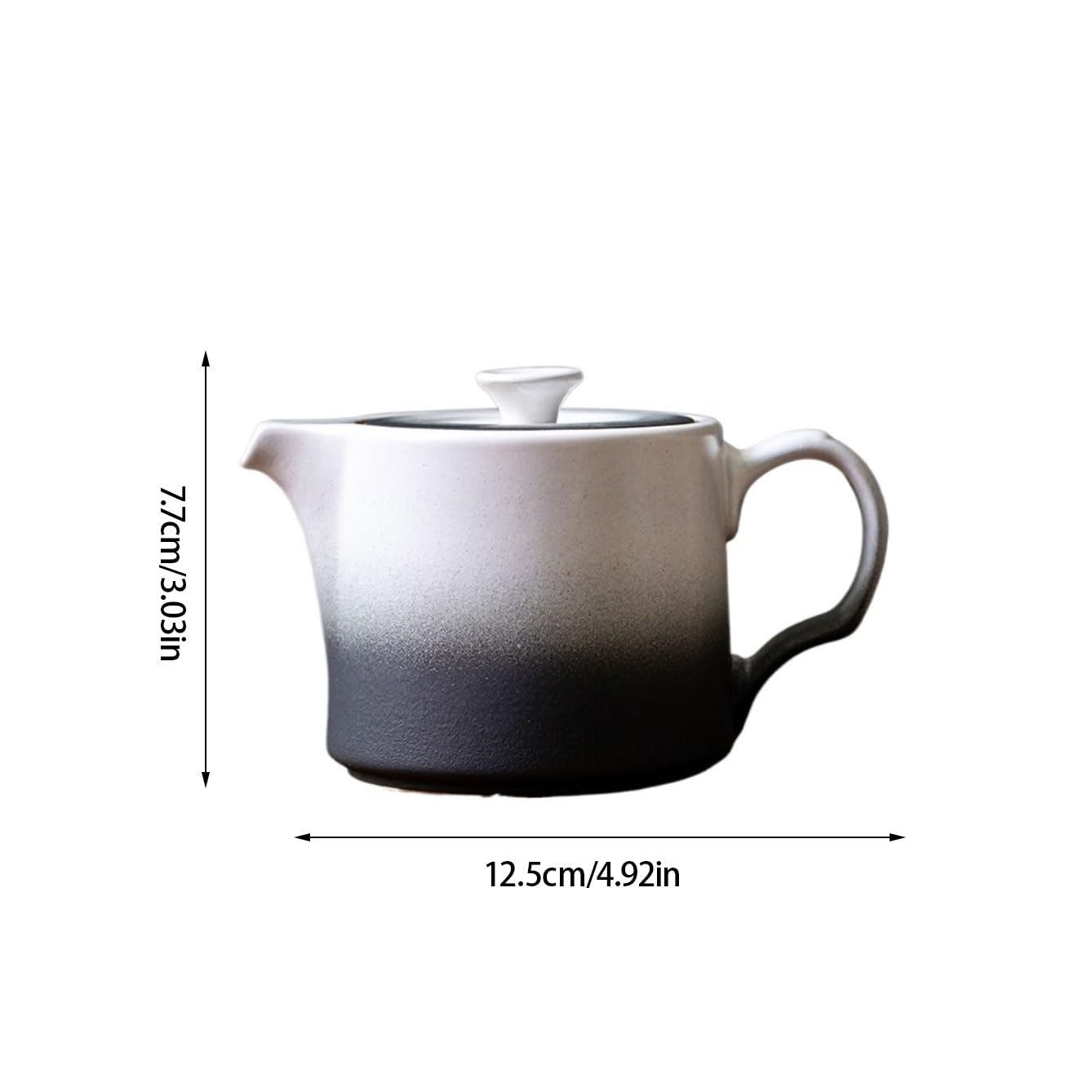Tetera Tetera de cerámica retro for el hogar, tetera individual, juego de té de kung fu, tetera de cerámica, tetera de 200 ml Recipiente Para Preparar té